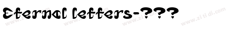 Eternal letters字体转换
